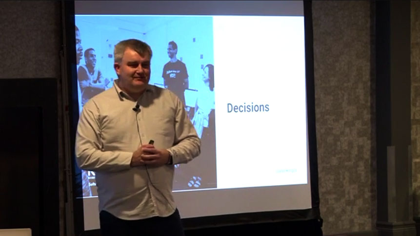 Alain King represents KRS at Agile Africa