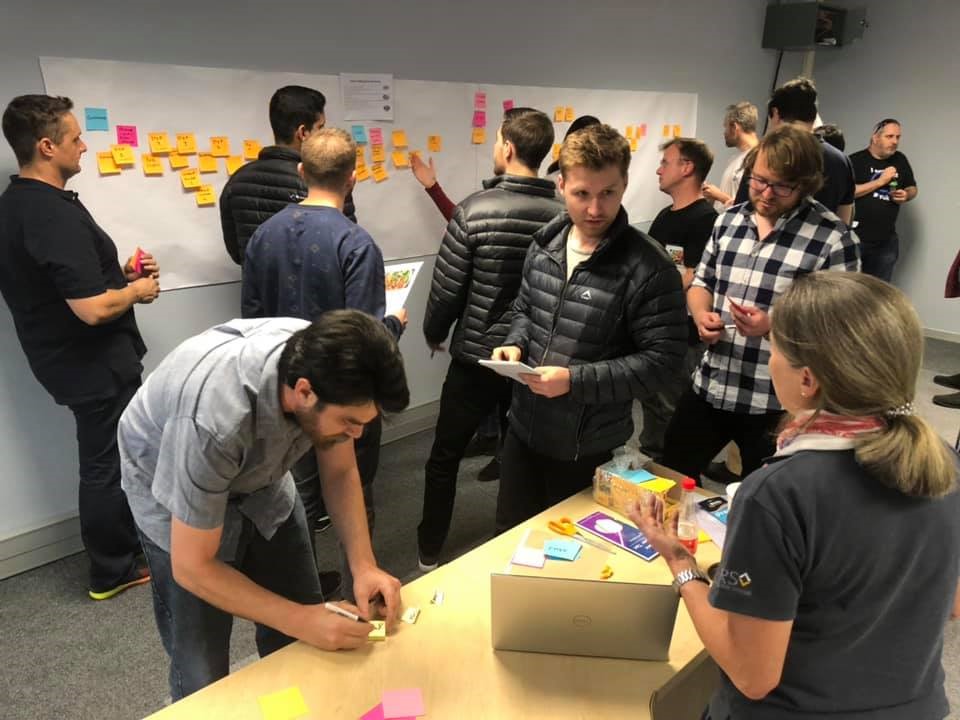 People at a KRS event storming session