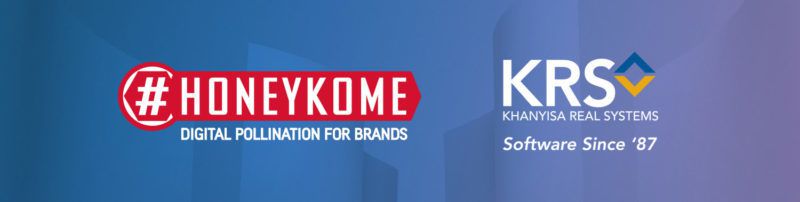 Honeykome and KRS logos beside each other