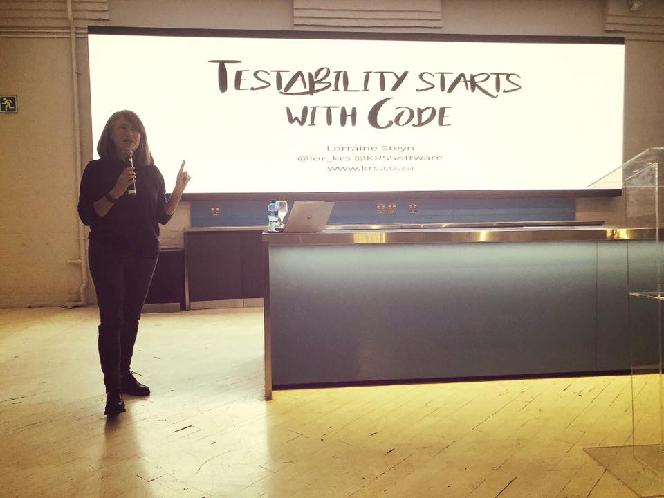 Lorraine Steyn from KRS presents Agile Testing Days in Berlin